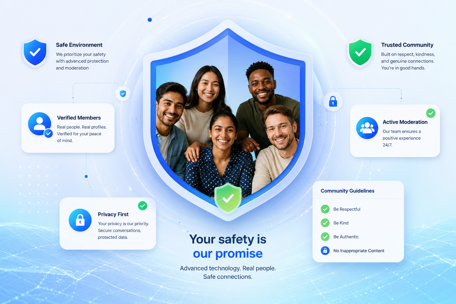 Safe moderated video chat platform you can trust